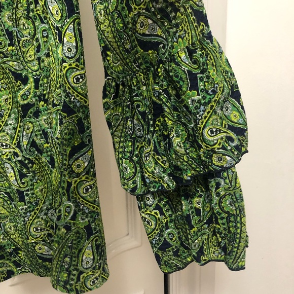 Michael Kors green top Small - Picture 4 of 4